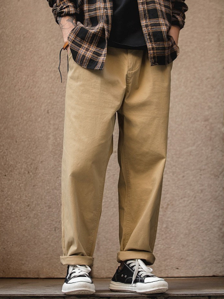 WLS Loose Casual Military Elastic Cuffs Pants