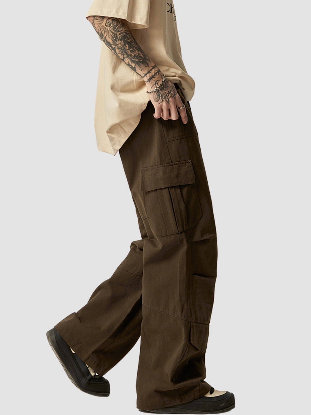WLS American National Fashion Design Loose Pants