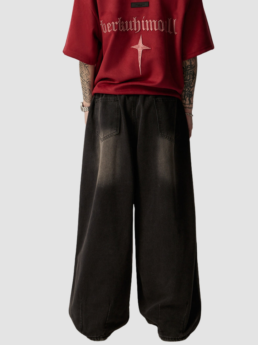WLS Retro Washed Loose Casual Pants