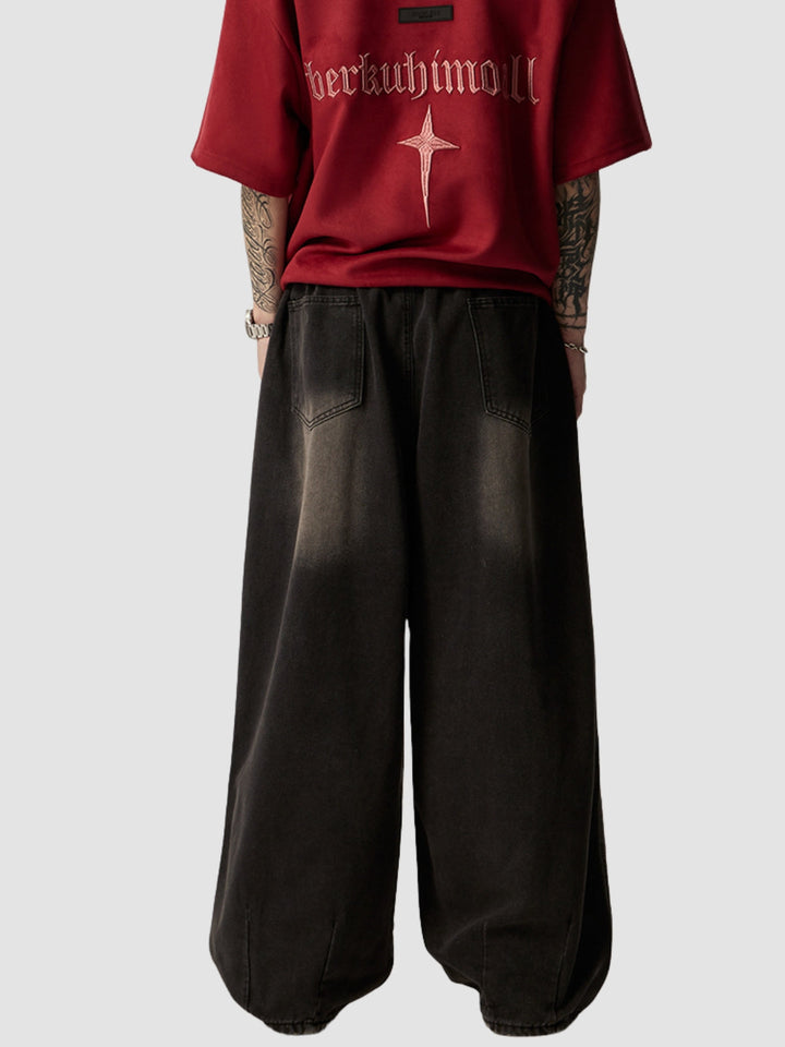 WLS Retro Washed Loose Casual Pants