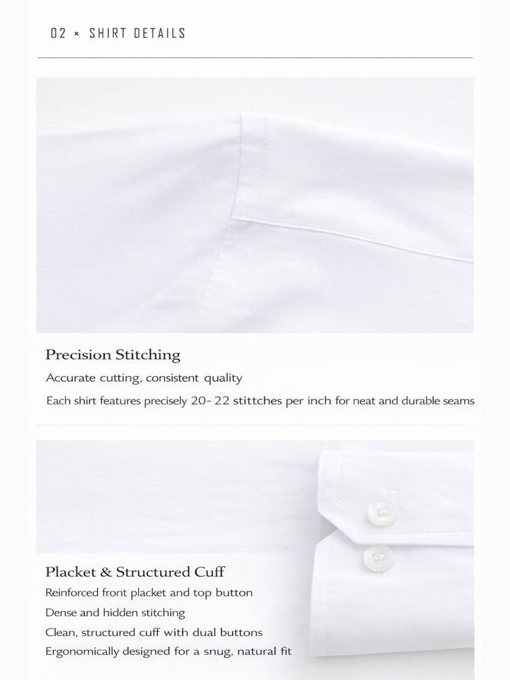 No-Iron Bamboo Fiber Dress Shirt