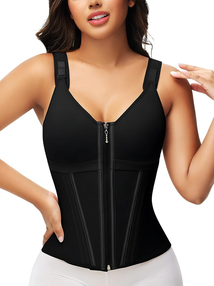 SculptMesh™ 3-Bra Shaping Vest with Built-In Bra