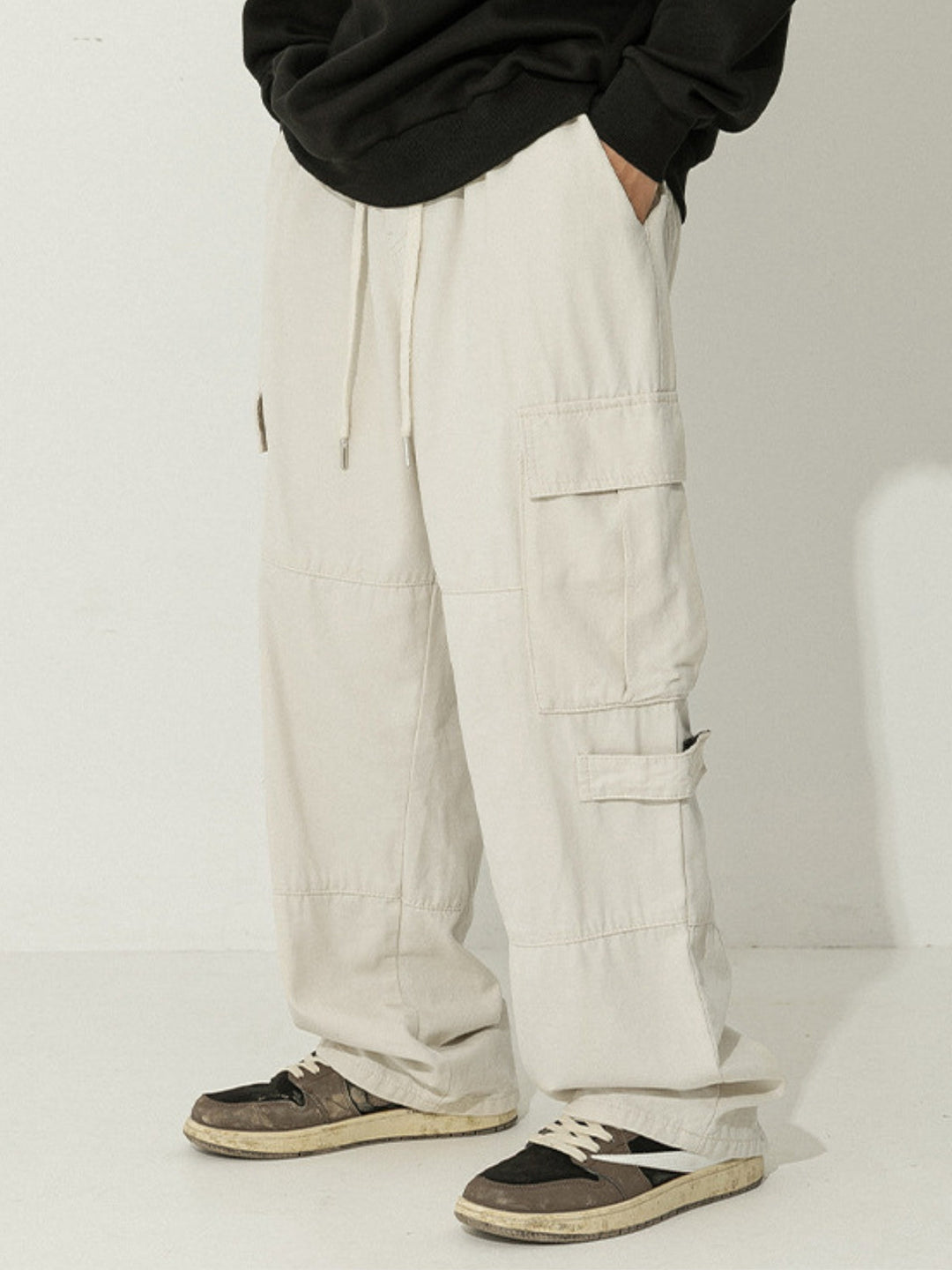 WLS Retro Japanese Loose Cargo Trousers