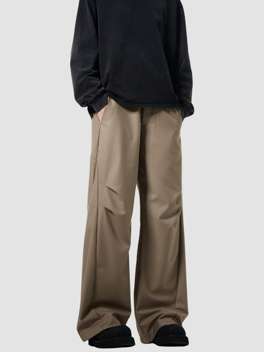 WLS Loose High-End Straight Pants