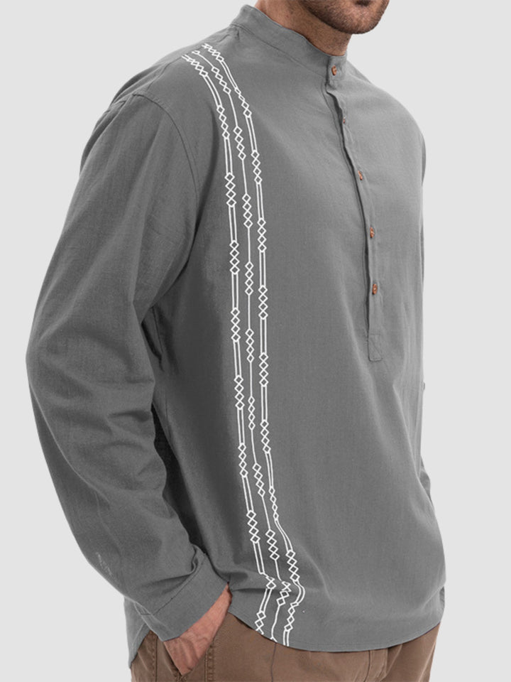 WLS Printed Cotton Shirt