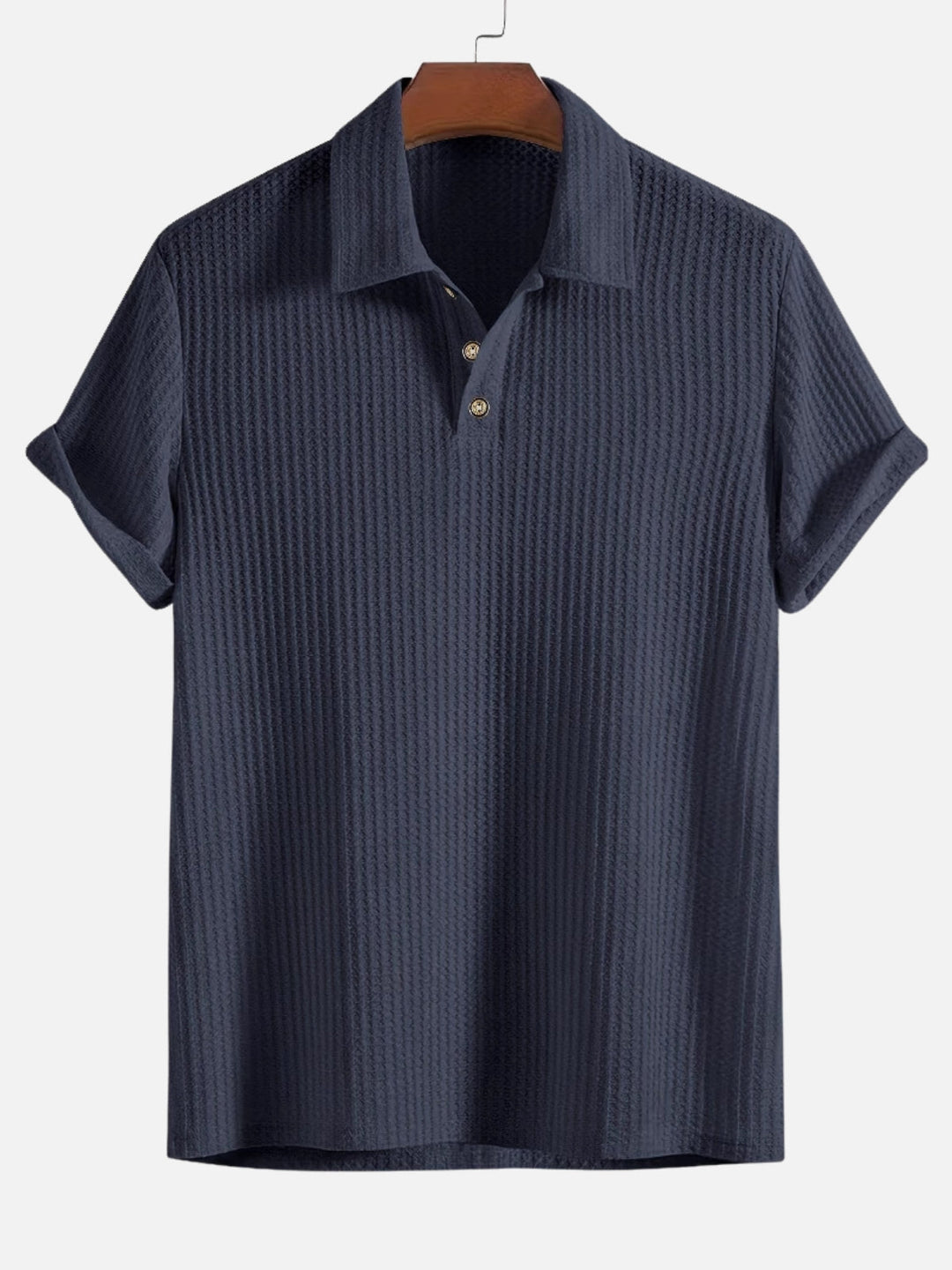 BreezeKnit™ Polo – Lightweight, Textured, and Effortlessly Cool