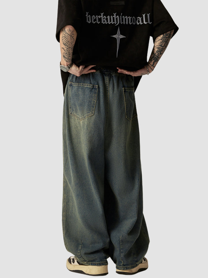 WLS Retro Washed Loose Casual Pants