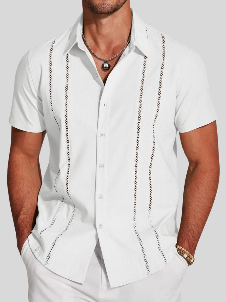 Summer Cuban Guayabera Shirt