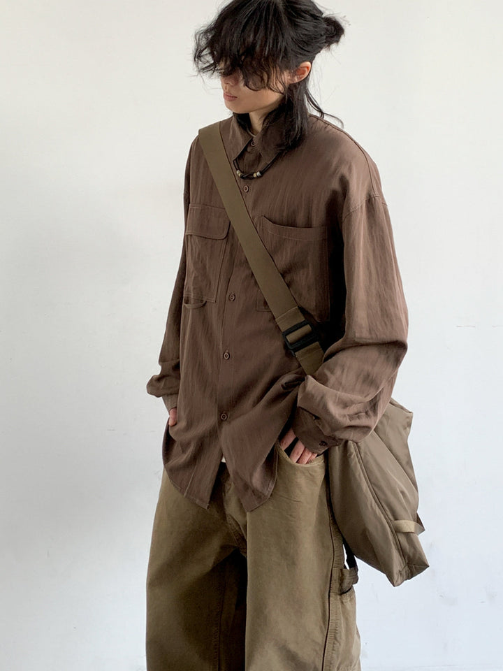 WLS Maillard Retro Loose Shirt