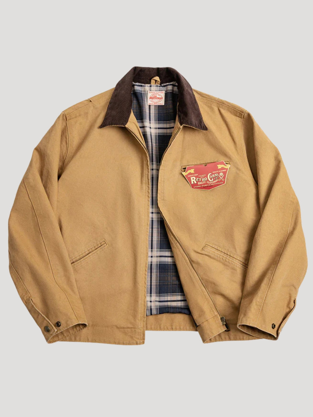 WLS Retro Detroit Canvas Hunting Jacket