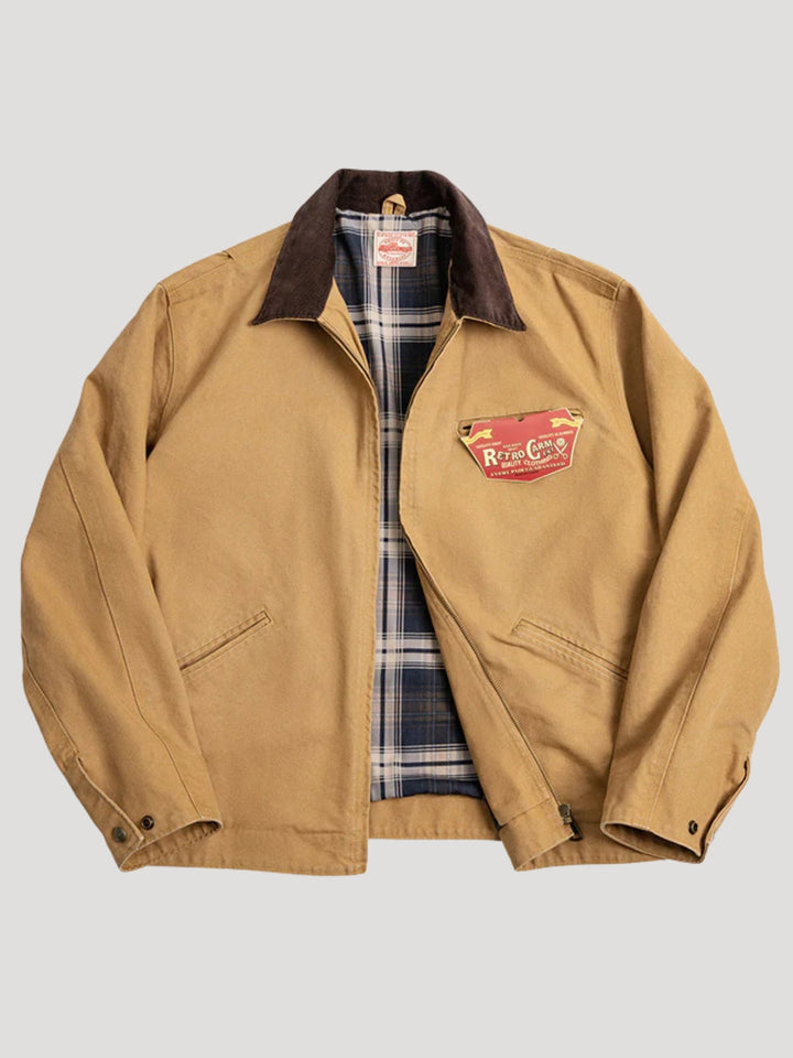 WLS Retro Detroit Canvas Hunting Jacket