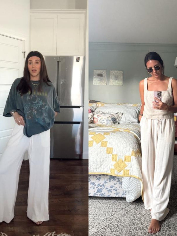 UrbanEase Drawstring Wide‑Leg Pants