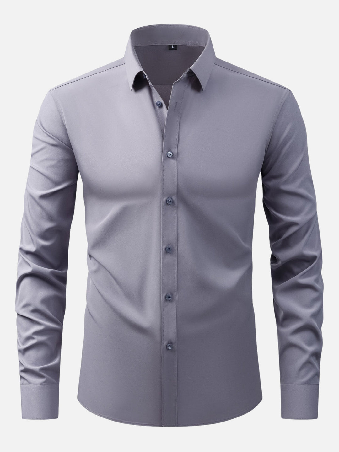 Non-Iron Extra Stretch Shirt – Natural Button Edition