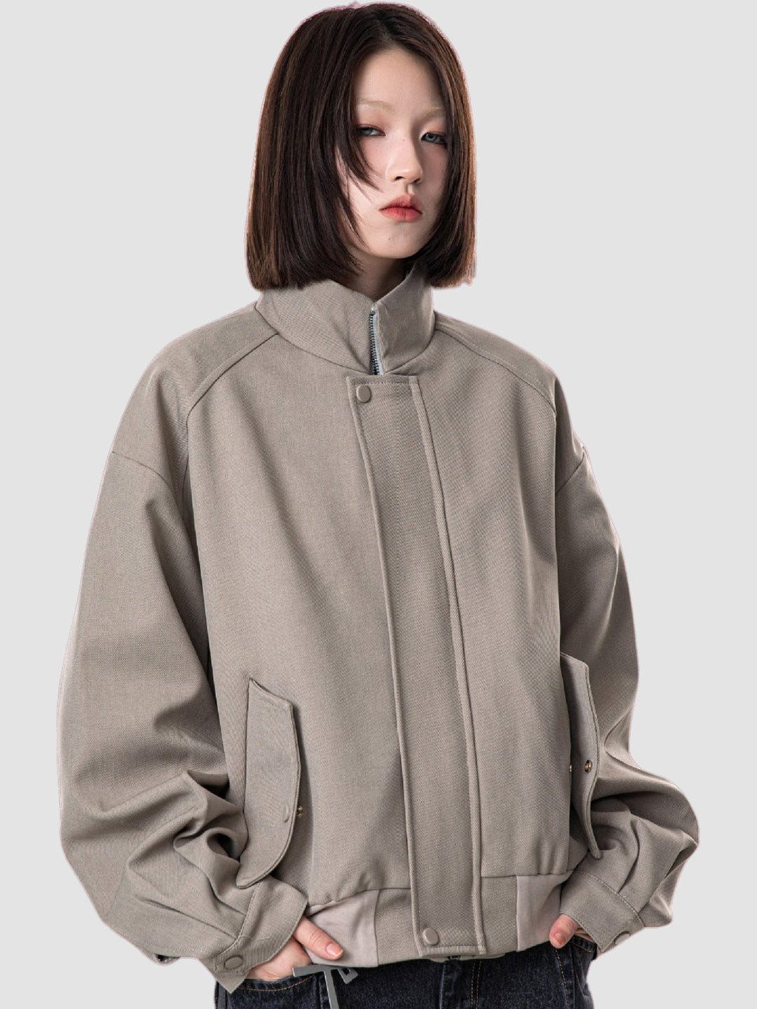 WLS Simple Casual Raglan Jacket