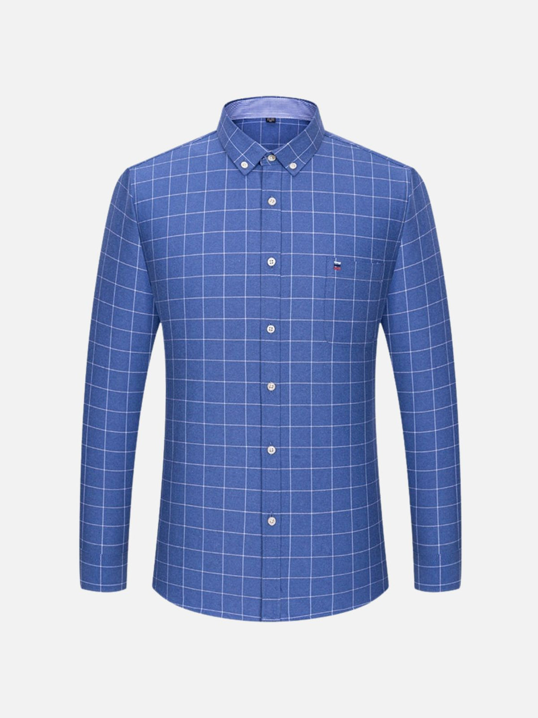 Cotton Oxford Plaid Shirt