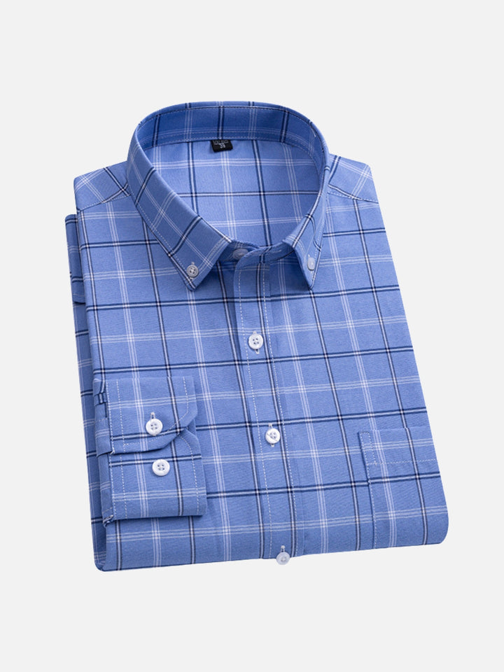 No-Iron Oxford Stripe Shirt
