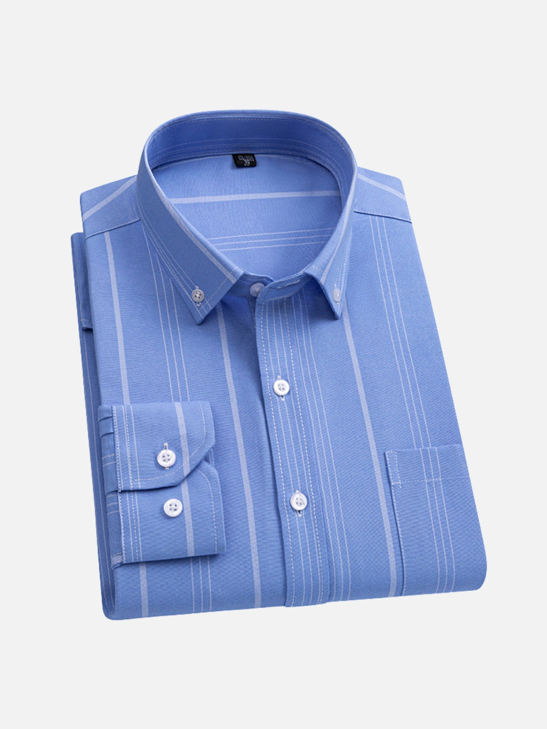 No-Iron Oxford Stripe Shirt