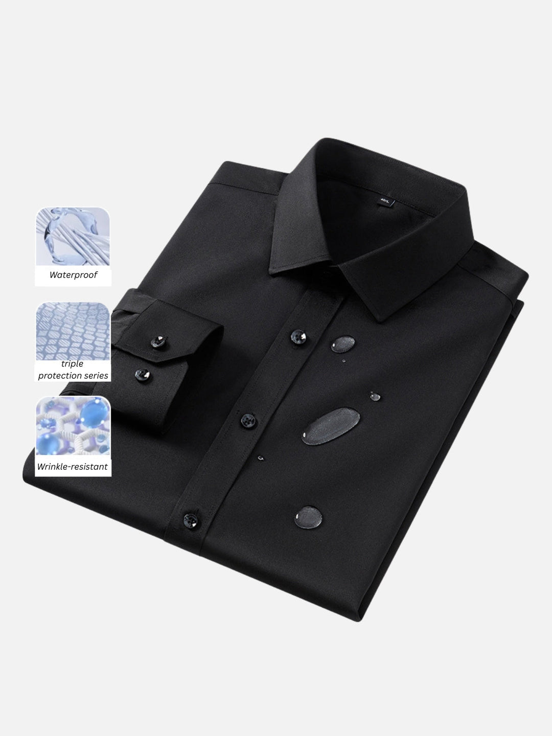 Water-Repellent Wrinkle-Free Dress Shirt