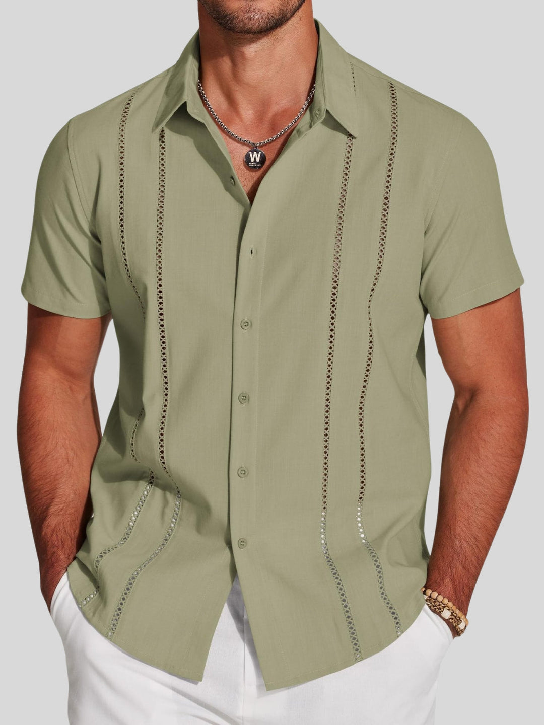 Summer Cuban Guayabera Shirt