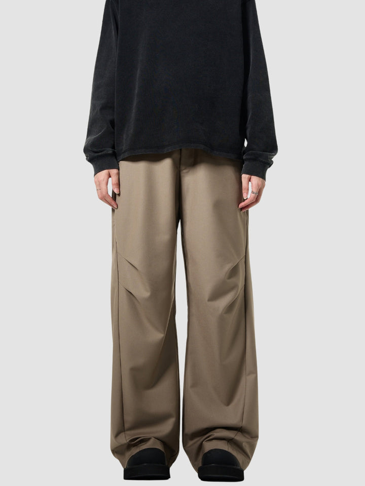 WLS Loose High-End Straight Pants