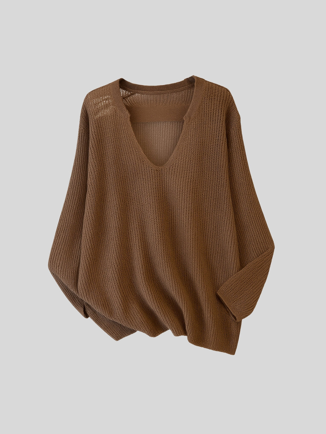 WLS Thin Loose Long-Sleeved Sweater
