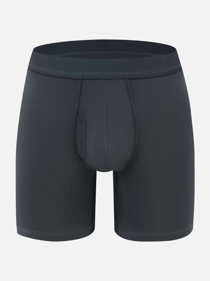 8-Pack Ultra-Comfort Bamboo Boxer Briefs – Breathable, Stretch Fit, Mid-Waist