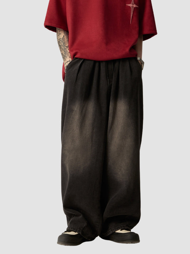 WLS Retro Washed Loose Casual Pants