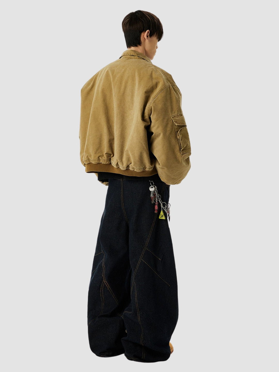 WLS Thick Zipper Pockets Warm Jacket