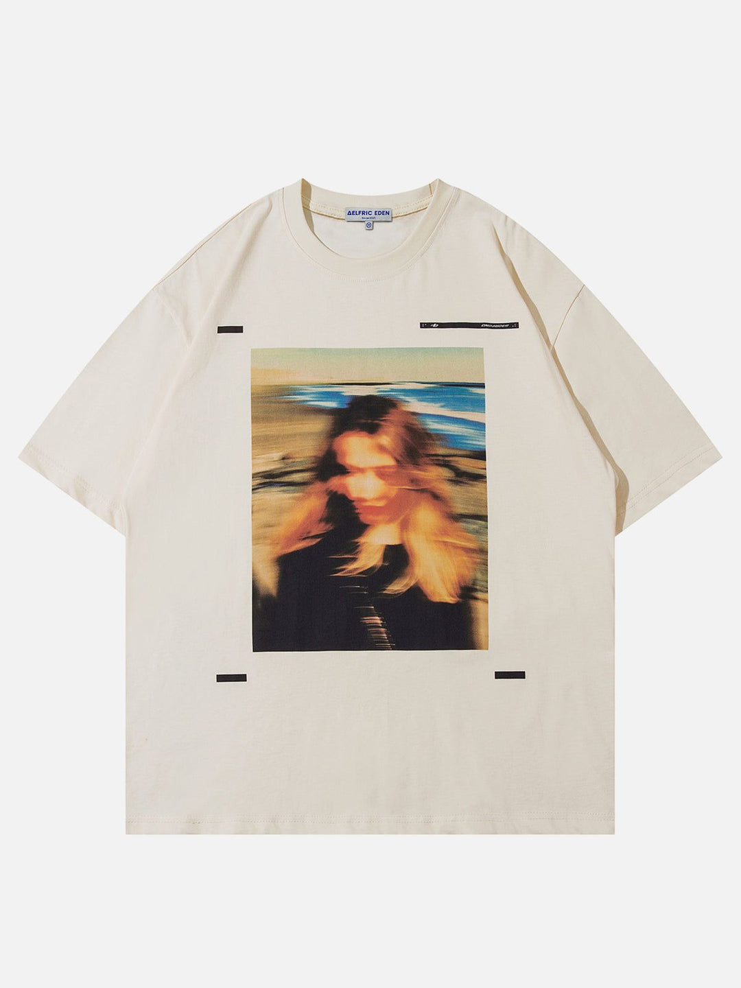 WLS Blur Girl Print Tee