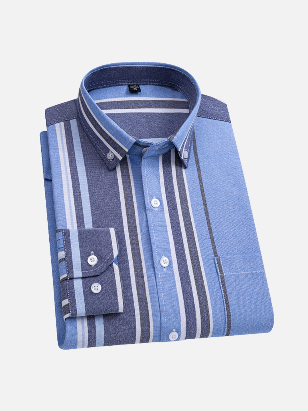 No-Iron Oxford Stripe Shirt