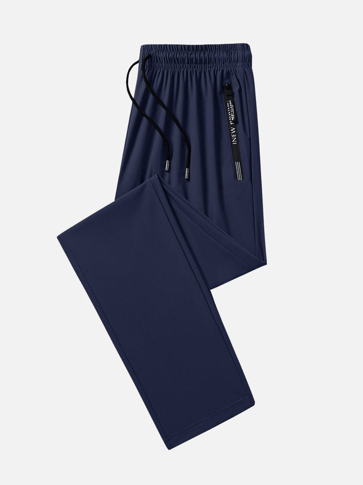 Wrinkle-Free 4-Way Stretch Zipper Joggers
