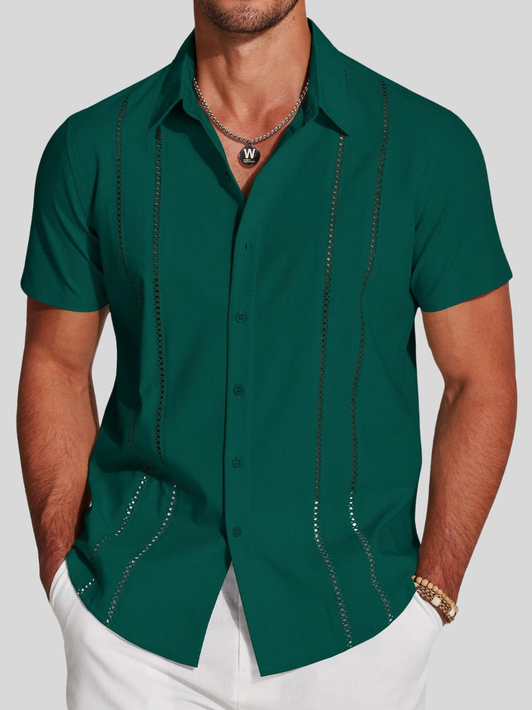 Summer Cuban Guayabera Shirt
