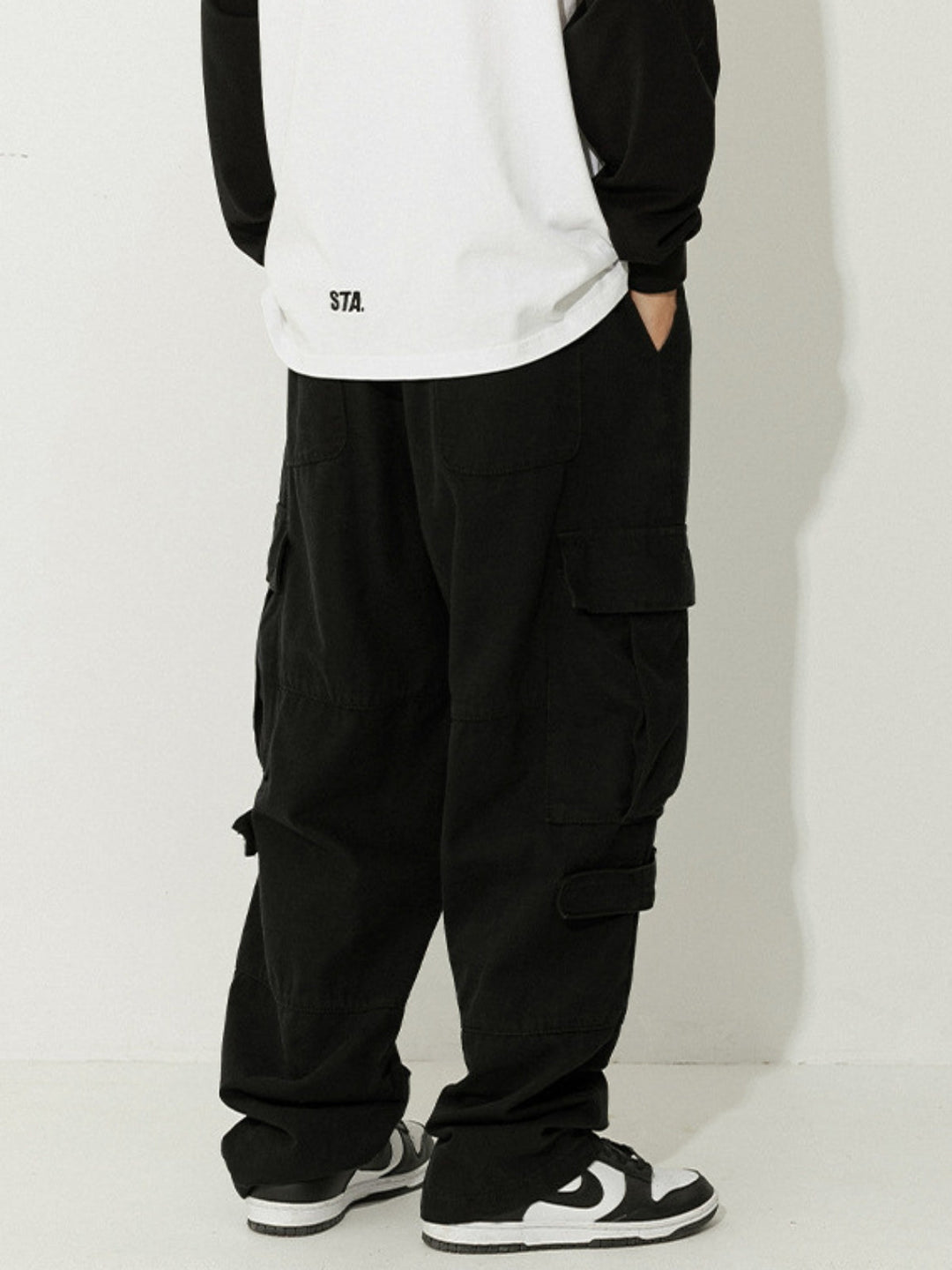 WLS Retro Japanese Loose Cargo Trousers