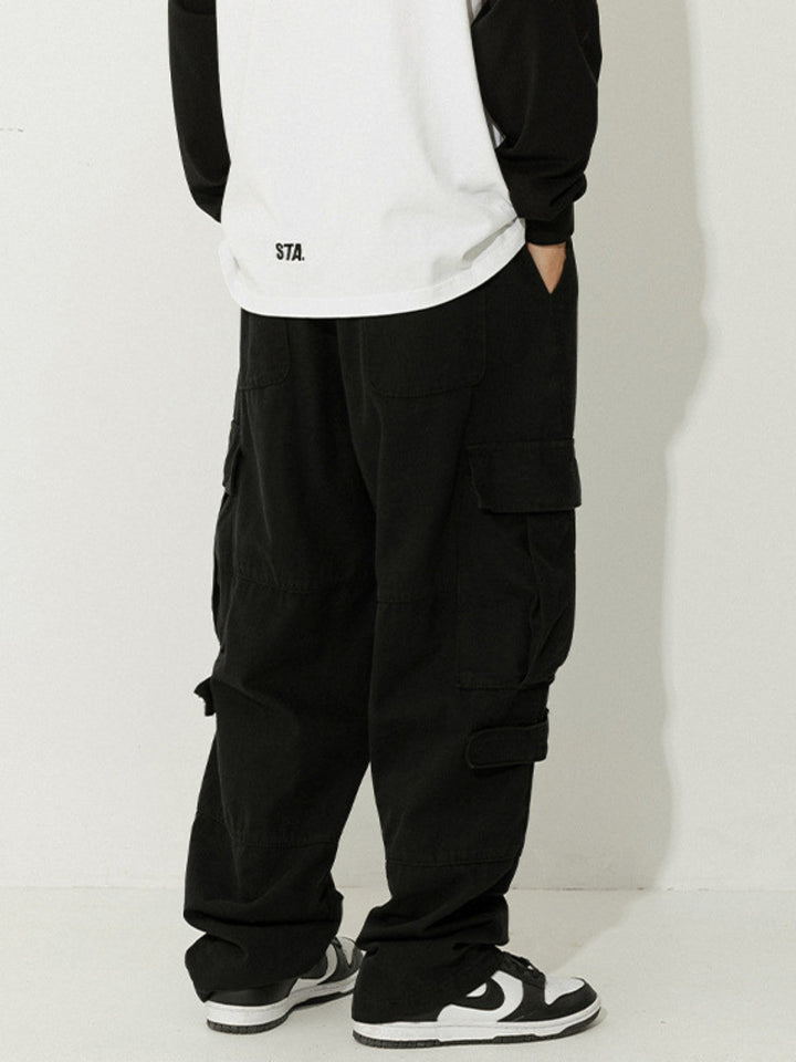 WLS Retro Japanese Loose Cargo Trousers