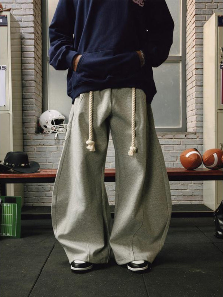RetroFlow Wide‑Leg Sports Pants