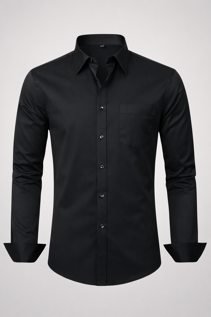 Non-Iron Front Pocket 4-Way Stretch Dress Shirt