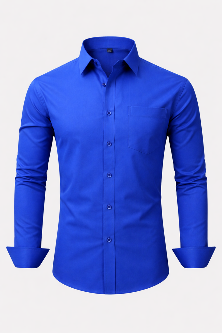 Non-Iron Front Pocket 4-Way Stretch Dress Shirt