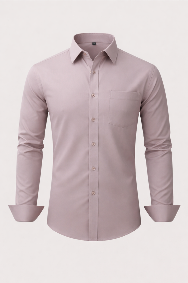 Non-Iron Front Pocket 4-Way Stretch Dress Shirt