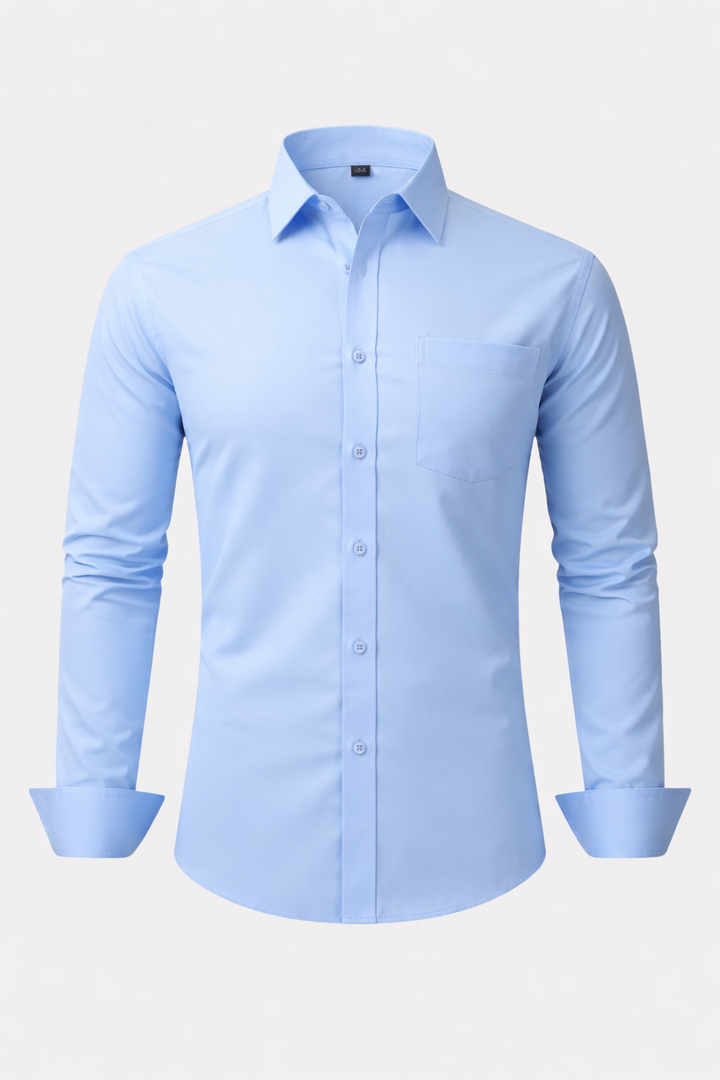 Non-Iron Front Pocket 4-Way Stretch Dress Shirt