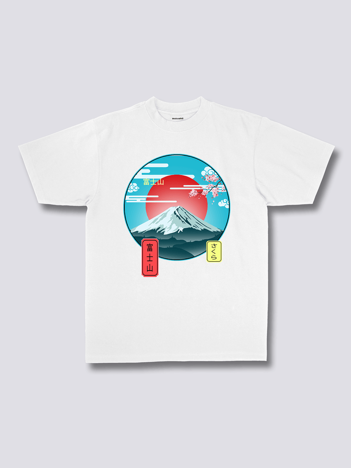 Front Print - Mount Fuji T-Shirt