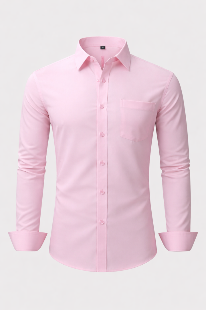 Non-Iron Front Pocket 4-Way Stretch Dress Shirt