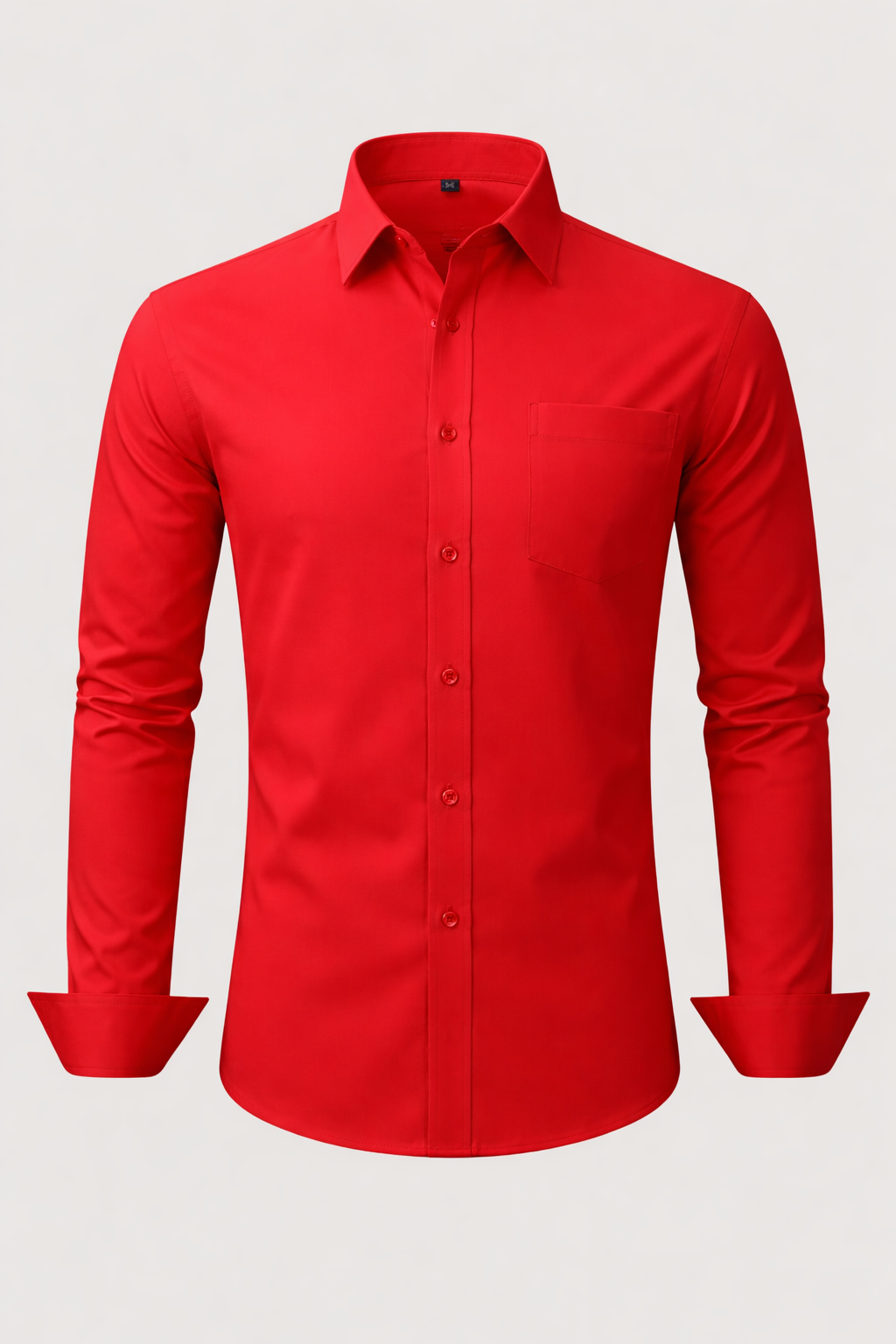 Non-Iron Front Pocket 4-Way Stretch Dress Shirt