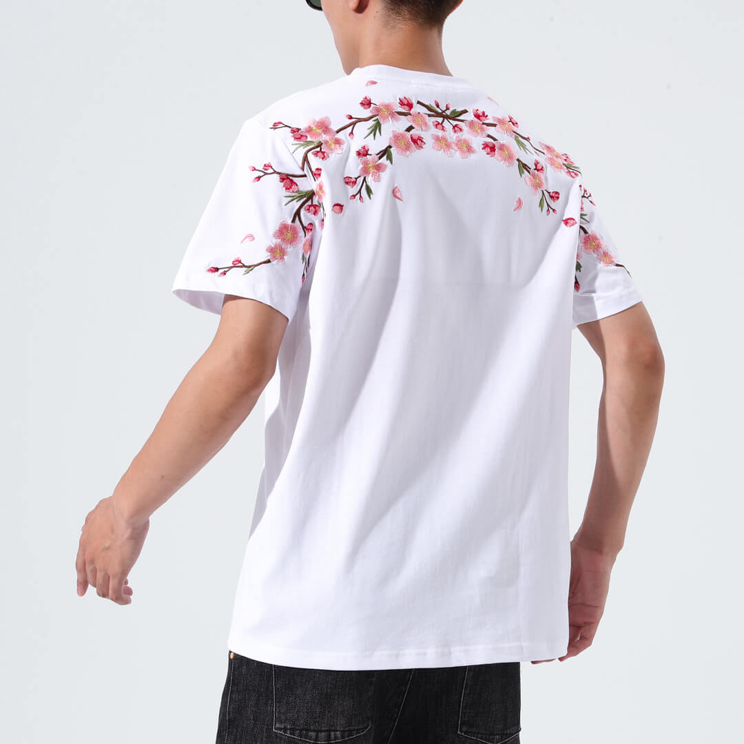 WLS Sakura Embroidered Shirt