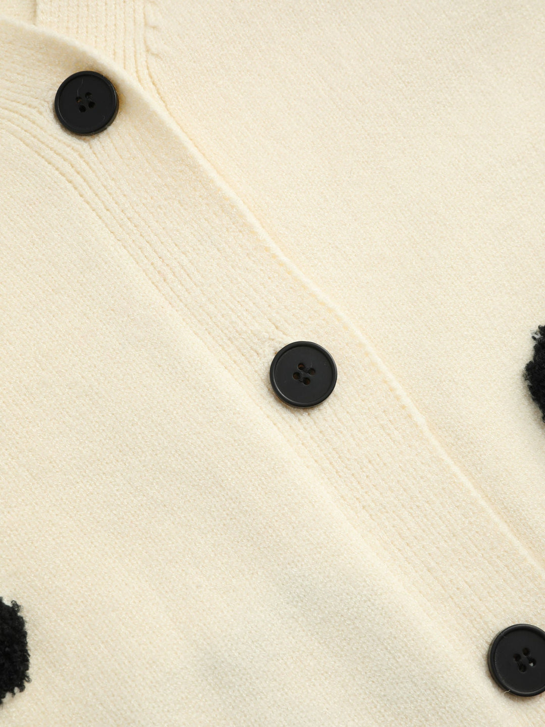 V-neck Graphic Floral Button Cardigan
