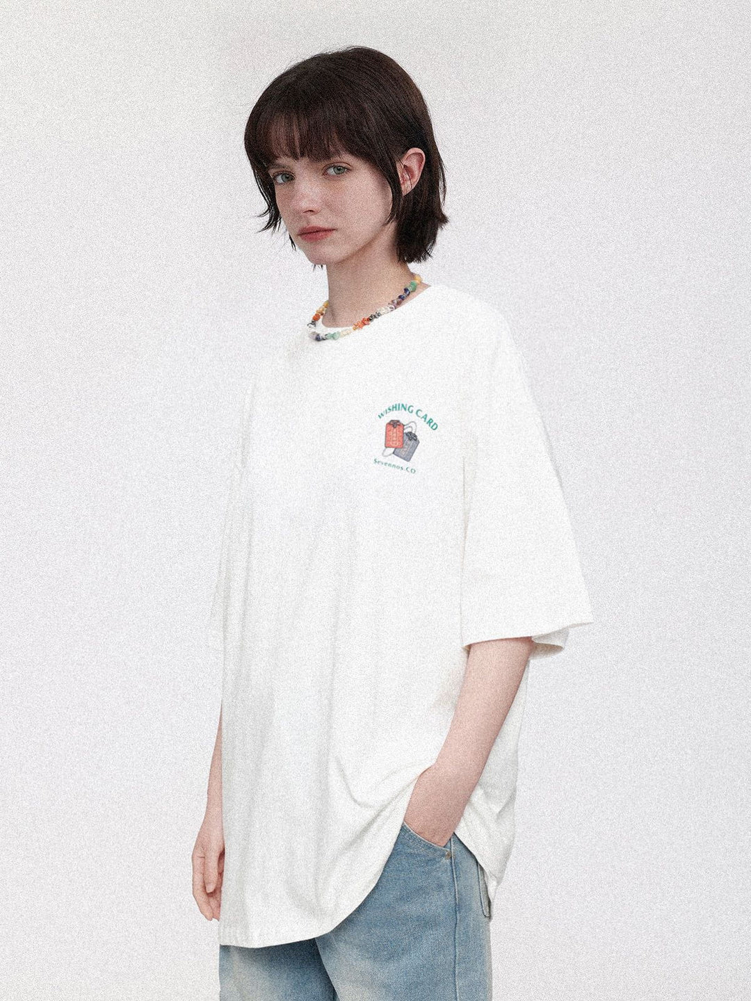 WLS Lucky Cat Print Tee