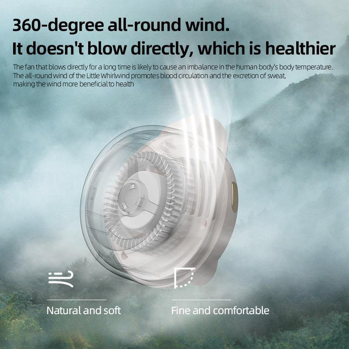 🌀 BreezeMate™ 360° Clip-On Bladeless Fan