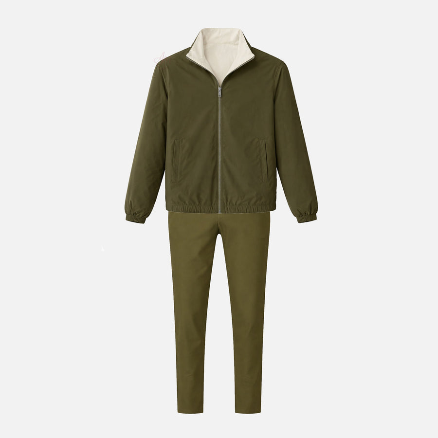 Olive/Kith Bundle - Reversible Jacket + Pantalon