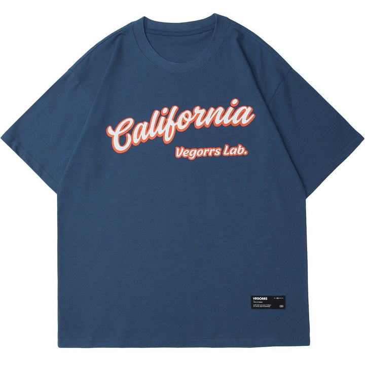 WLS Letter Pattern Printing Tee