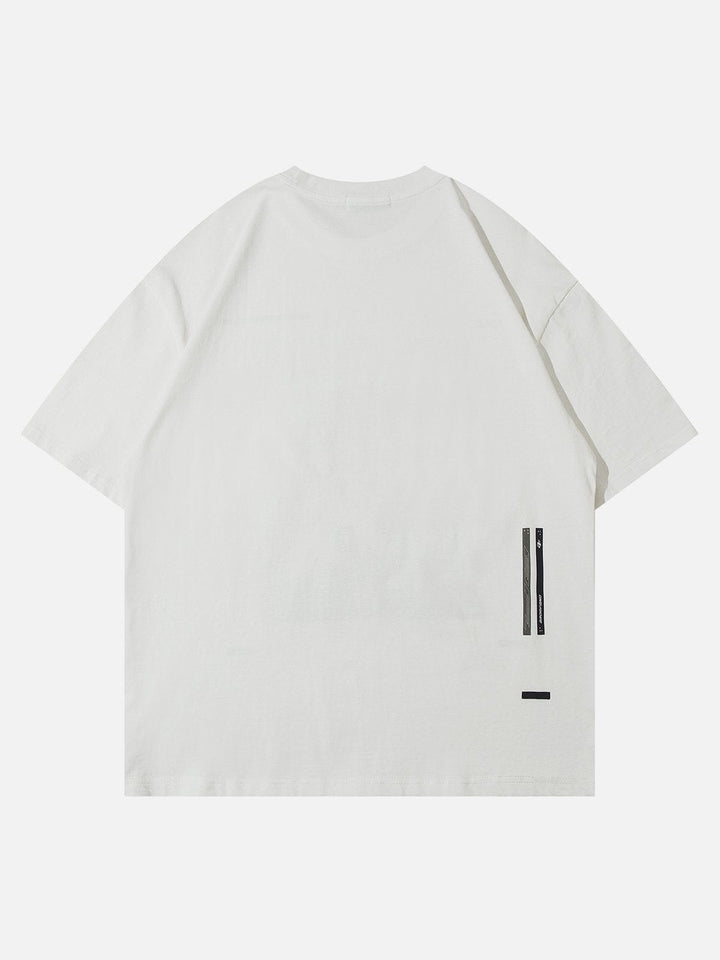 WLS Blur Girl Print Tee