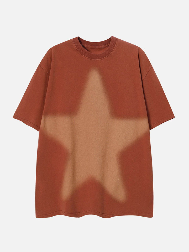 WLS Star Print Washed Tee